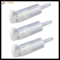 LEMMRE 3PCS ของใช้ในครัวเรือน น้ำปิดผนึก การชงเบียร์ไวน์ ถังหมัก carboy วาล์วตรวจสอบ Airlock สามชิ้น ล็อคอากาศด้วย Grommet