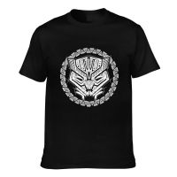 High Quality Marvel Black Panther Tribal Pattern Mask Men T-Shirt Gifts