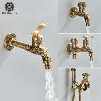 Decorative Outdoor Faucet Garden Bib Tap Bathroom Washing Machine mop Faucet Free Shipping