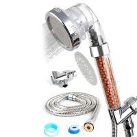 Mineral Shower Head High Pressure with Filter,Handheld Detachable Shower Head,Water Saving Shower Head for Dry Skin&amp;Hair