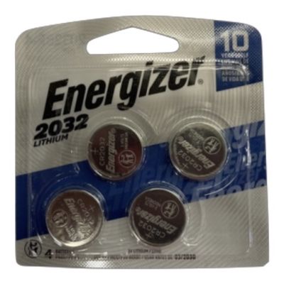 ถ่านกระดุม แพค 4 ก้อน Energizer CR2032 3V ของแท้