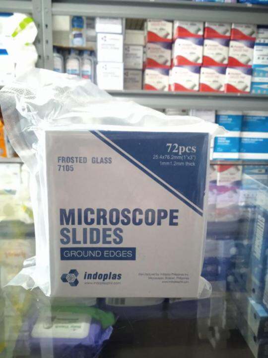 Indoplas Microscopes Slides (Frosted Glass) Lazada PH