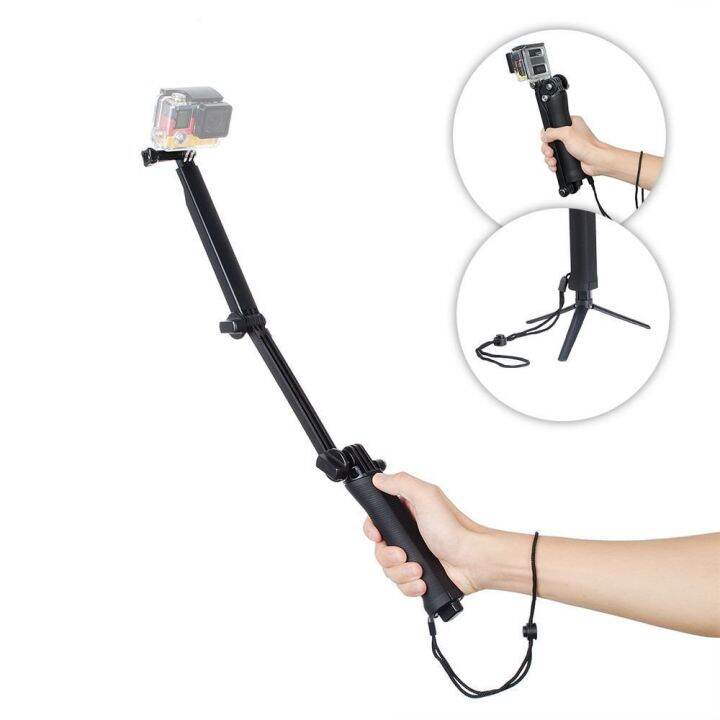 3-way-grip-waterproof-monopod-selfie-stick-tripod-stand-for-gopro-hero-7-6-5-4-session-for-yi-4k-sjcam-eken-for-go-pro-accessory