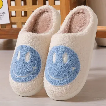 White terry hot sale cloth slippers