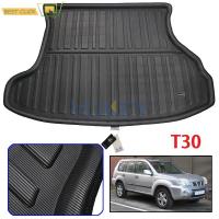 ด้านหลัง Cargo Mat สำหรับ Nissan X-Trail Xtrail T30 2001 2002 2003 2004 2005 2006 2007ถาด Boot Liner พรมกันน้ำ