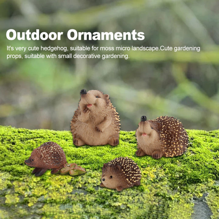 4pcs-set-educational-outdoor-animal-miniature-landscape-family-toys-realistic-gift-home-decor-for-kids-pvc-hedgehog-garden-ornament