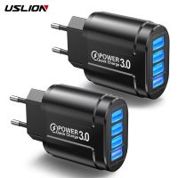 2 48W ที่ชาร์จ USB QC 3.0ตัวชาร์จไฟสำหรับ iPhone ผนังอะแดปเตอร์13 4ปลั้กพอร์ต