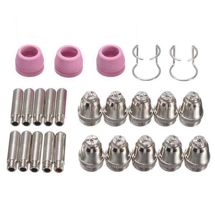 25pcs-for-sg55-ag60-wsd60-consumables-kit-electrodes-sheild-cups-tips-spacer-guide-plasma-cutter-welder-torch