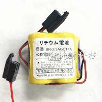 (ใหม่/ของแท้)✖ศูนย์ประมวลผล FANUC Gratis Ongkir BR-2/3AGCT4A/6V FANUC แบตเตอรี่ลิเธียมสำรองปลั๊กสีดำ