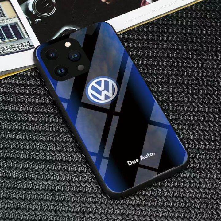 volkswagen-เคสสำหรับไอโฟนโทรศัพท์กันกระแทก14-pro-plus-pro-max-13-12-11-กระจกป้องกัน