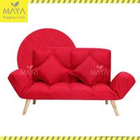 MAYA โซฟา โซฟาปรับนอน SOFA BED โซฟาพับได้ โซฟา โซฟาเบด โซฟาพับ มีให้เลือกหลายสี Size 132x80x68 cm ปรับเอนนอนได้