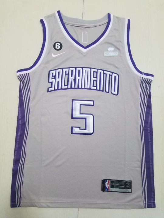 Unisex Nike De'Aaron Fox White Sacramento Kings Swingman Jersey