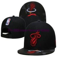 ♕ Eunice Hewlett 025A The Miami heat basketball cap cross-border NBA hats joker hip-hop movement regulation embroidery flat hat