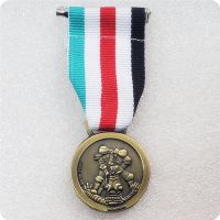 【CW】✽◊۩  Italy Kingdom. An Italian-German African Campaign Medal By Lorioli Copy