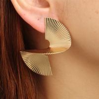 【YF】☸๑  New Irregular Earring for Exaggerated Metal Stud Punk Fashion Jewelry Statement