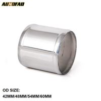 AUTOFAB Straight Aluminum Intercooler Intake Turbo Pipe OD 42mm/48mm/54mm/60mm L=76mm