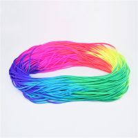 [HOT JJOZZZCXQDOU 575] 300FT (92M) 4Mm Rainbow Cord Parachute Cord Paracord Tie Dye Style Type III 7 Strand Parachute Cord Lanyard Rope Hiking Paracord