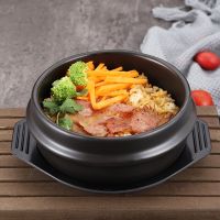 Korean cuisine casserole High Temperature Potted Rice Tableware Pots for cooking Soup pot Korean Stone Pot Mixed Rice Stone Pot