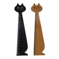 【CC】✆  1 Pc 15cm Kawaii Styling Ruler Wood Straight Children School Supplies Stationery