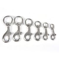 1PC 65mm/70mm/80mm/90mm/100mm/120mm Stainless Steel Bolt Snap Hook Clip Diving Singel Hook BCD Accessories Tools 2021