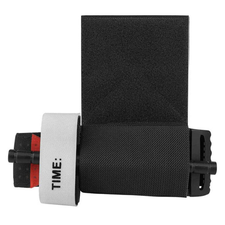 Tourniquet Elastic Bracket with Hook and Loop Portable Secure Pouch Bag