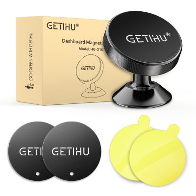 GETIHU Magnetic Car Phone Holder Magnet Mount Mobile Cell Phone Stand GPS Support For iPhone 13 12 Xiaomi Huawei Samsung Oneplus Car Mounts