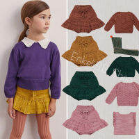 EnkeliBB Misha and Puff Design 40 Merino wool Kid Girl Knit Skirt For Autumn Winter Baby Fashion Clothes nd Child Girl SKirt