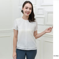 VERONIQA Blouse VE-B962 ชิฟฟอนโพอีมี่ แขนสั้น IGPU22-9