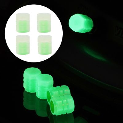 Luminous Tire Valve Cap Car Motorcycle Bike Wheel Hub Glowing Valve Cover Tire Decoration Auto Styling Tyre Accessories