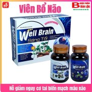 Viên Uống Bổ Não Well Brain Bộ 2 hộp Sáng Tối. Hỗ trợ hoạt huyết