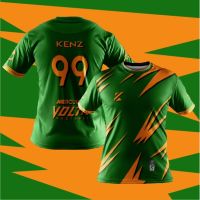 KENZ AW04 - JERSEY GREEN YELLOW LIGHTNING SPORTWEAR EXCLUSIVE