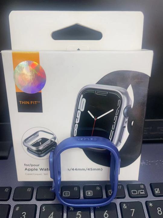 spigen-เคสสำหรับ-iwatch-รุ่นเคสสำหรับ-apple-watch-บางเฉียบยากสีเมทัลลิก7-6-se-5-4-41มม-45มม-44มม-40มม-ultra-49มม