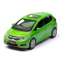 132 Scale Honda Fit Diecast Alloy Pull Back Car Collectable Toy Gifts for Kids