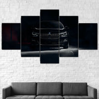 No Framed Canvas 5Pcs 220d Gran Coupé M Car Wall Posters Picture Paintings Home Decor Accessories Living Room Decoration