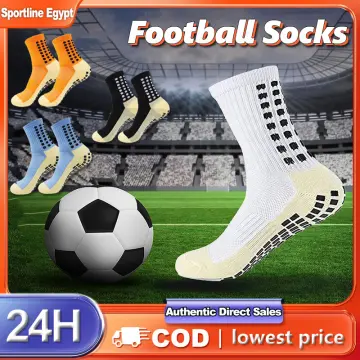 New Sports Anti Slip Soccer Socks Cotton Football Men Grip Socks