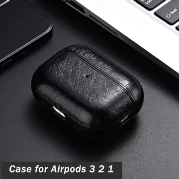 For Airpods 3rd Generation Pro 2/1 Luxury Retro Flower Shockproof Leather  Case