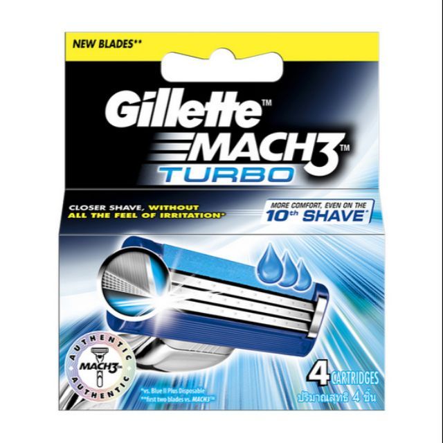 gillette-mach3-turbo-blade-ยิลเลตต์-ใบมีดโกน-มัคทรี-เทอร์โบ-รหัสสินค้าli6151pf