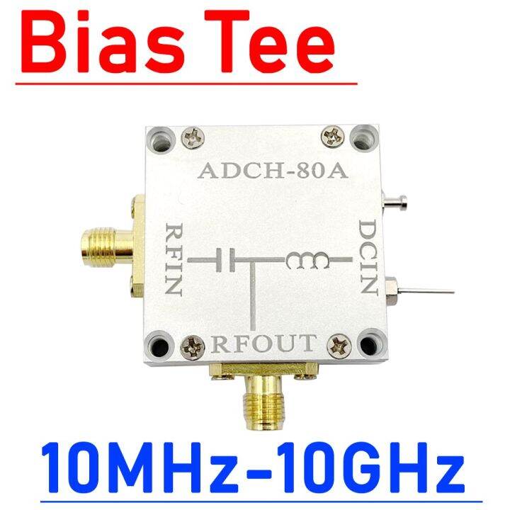 10Mhz-10Ghz Bias Tee RF Feed Biaser Coaxial Feed Biastee ADCH-80A FOR ...