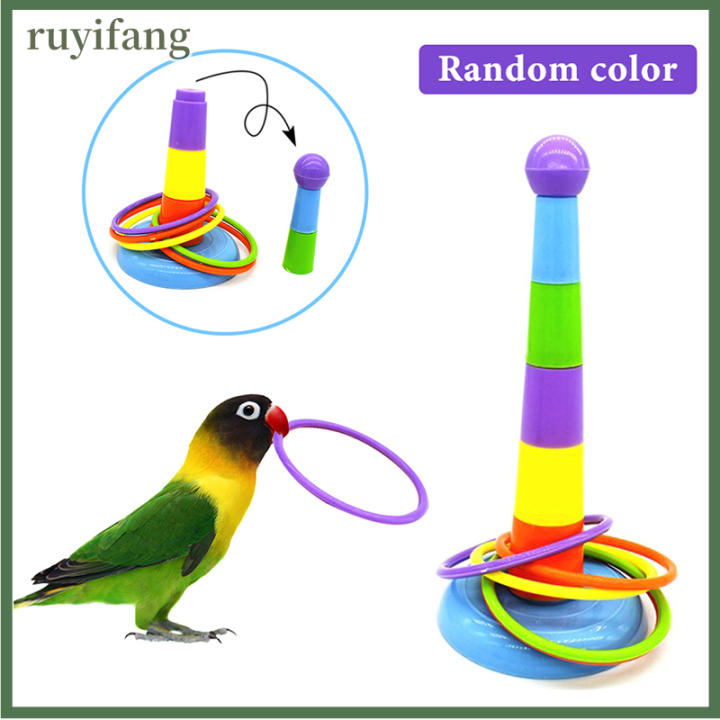 ruyifang-ของเล่นฝึกกิจกรรมนกสำหรับฝึกพัฒนาการนกแก้ว