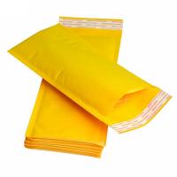 20 bags Long Style Kraft Paper Packaging Bubble Mailer Bags Padded Shipping Envelope With Bubble Mailing Bag Business Supplies
