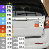 EARLFAMILY 13ซม.สำหรับForza Horizonรถสติกเกอร์บุคลิกภาพอะนิเมะDecals Scratch-ProofกันชนTrunk DecorรถประตูProtector-so6