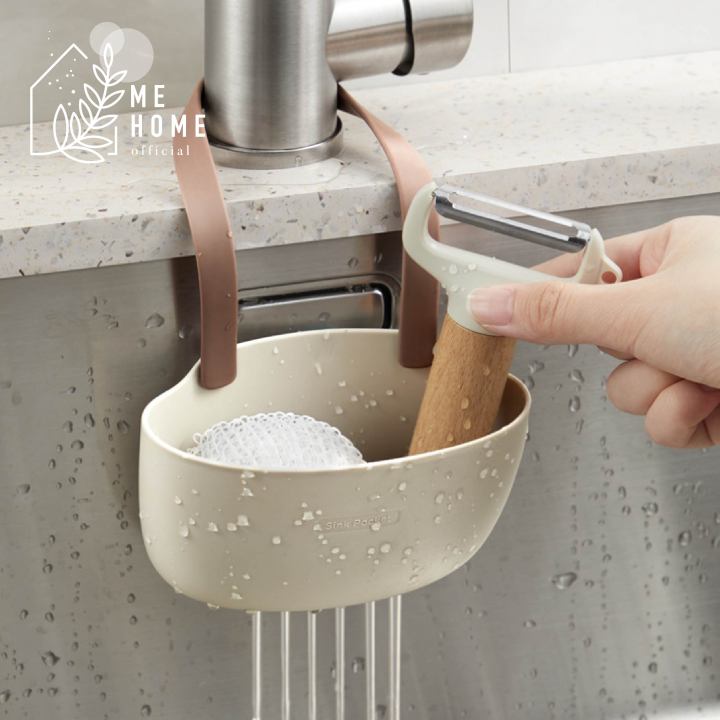 ตะกร้าแขวนอ่าง-ที่ใส่ฟองน้ำล้างจาน-ตะกร้าใส่ฟองน้ำล้างจาน-ที่ใส่ฟองน้ำ-ที่เก็บฟองน้ำล้างจาน-ที่แขวนอุปกรณ์ล้างจาน