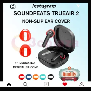 Soft Silicone Case For SoundPEATS Trueair2/2+ Protective Cove Wireless  Earphone Case For SoundPEATS TrueAir2