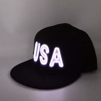 Costume Accessories Spring Summer USA Hat for men women Neon Hip hop Caps sparkling on night club party,music festival