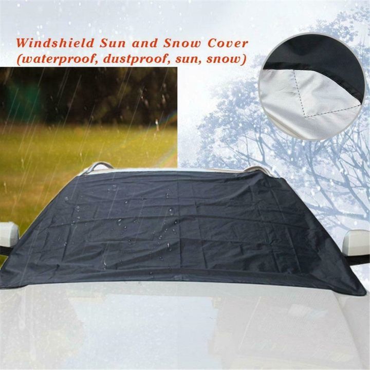 BHKASDI] 210*120cm Car Window Film Snow Protection Sunscreen Sunshade Auto  Windshield Sun Shade Foldable Multifunction Visor Cover Block