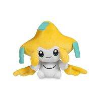 Jirachi ตุ๊กตานั่งน่ารักของแท้ของเล่นตุ๊กตาโปเกมอน13ซม.