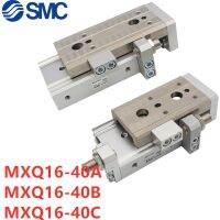 MXQ16L-40 MXQ16-40A MXQ16-40AS MXQ16-40AT B MXQ16-40ใหม่ SMC ของแท้สไลด์คู่มือกระบอกนิวเมติก