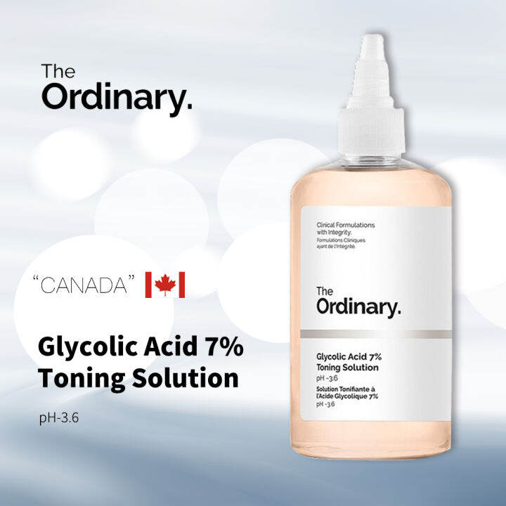 [Authentic Best selling] The Ordinary Glycolic Acid 7 Toning