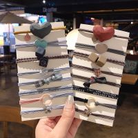 lovemango 8 ชิ้น / เซ็ต ยางรัดผมเกาหลี, อุปกรณ์ผมยางรัดผม 8PCS/SET Korean head rope set  love tie hair rope  rubber band, Elastic Hair Bands