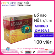 Hoạt huyết dưỡng não ginkgo omega 3 Coenzym Q10 mỗi hộp 100 viên